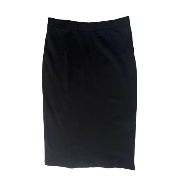 Alice + Olivia Employed Straight Pencil Black Zipper Skirt - Size 6 - Picture 1 of 8